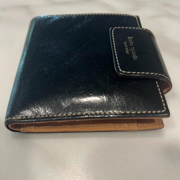 Kate Spade Bifold Wallet Black with Neiman Marcus Box and Tags - Picture 12 of 16